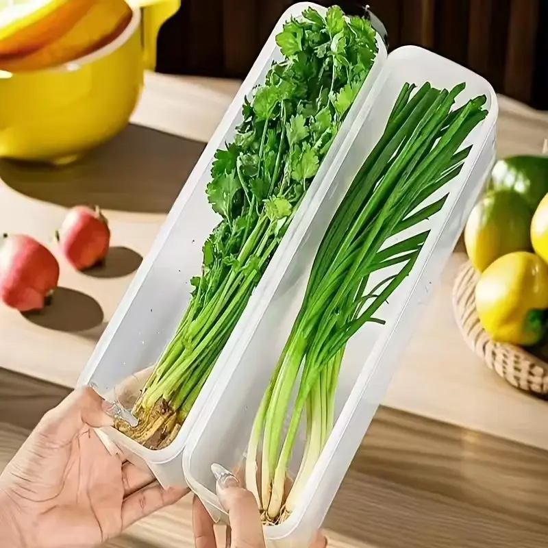 Stackable Pantry Bin - Büyük Dikdörtgen Gıda Saklama Kapları, Yeniden