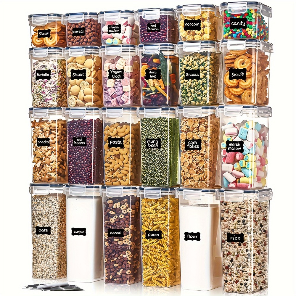 Food Storage Organizer - 24 adet gıda saklama kapları 12