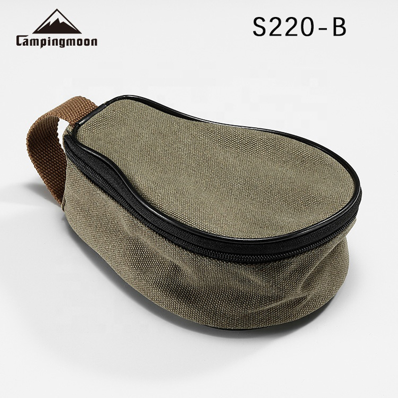 Food Storage Camping - CAMPINGMOON S220-B Kanvas Mini Çanta 21x15x9cm