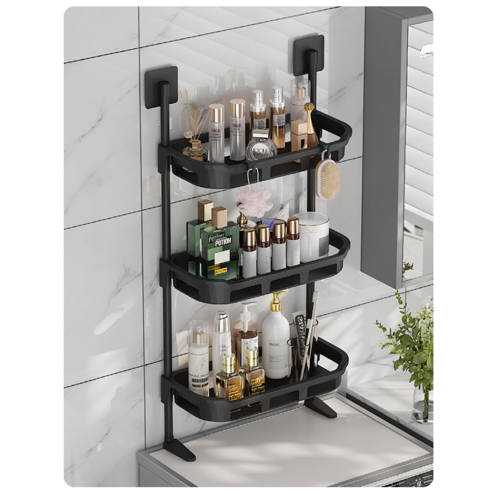 Food Storage Rack - YENI 3 Katmanlı Tuvalet Rafı Ayakta