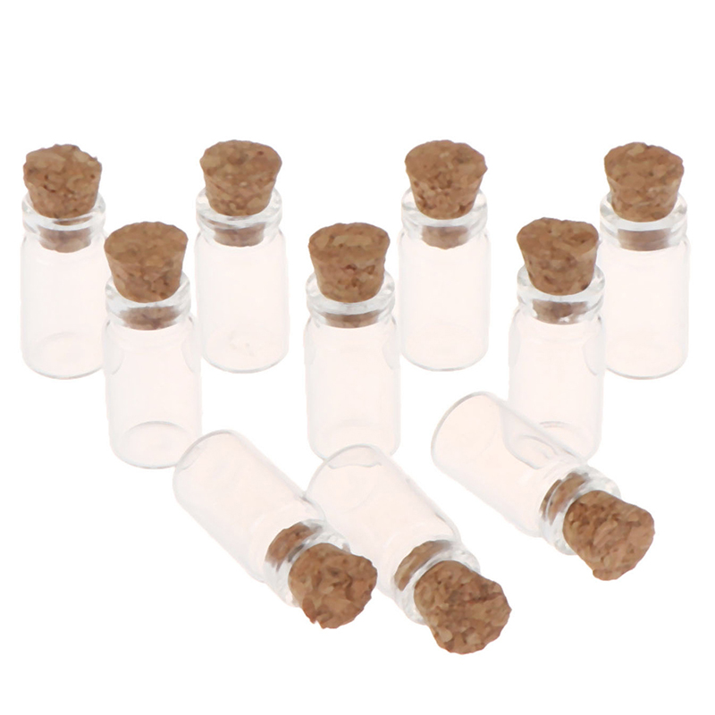 Food Storage Is - 10 adet 1:12 Dollhouse minyatür cam