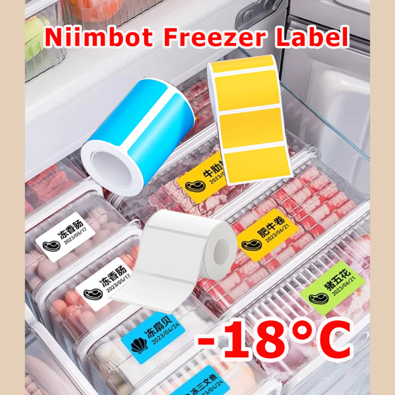 Food Storage Label - NIIMBOT B1/B21/B31/B203/B3S Dondurucu Etiket Kağıdı -18