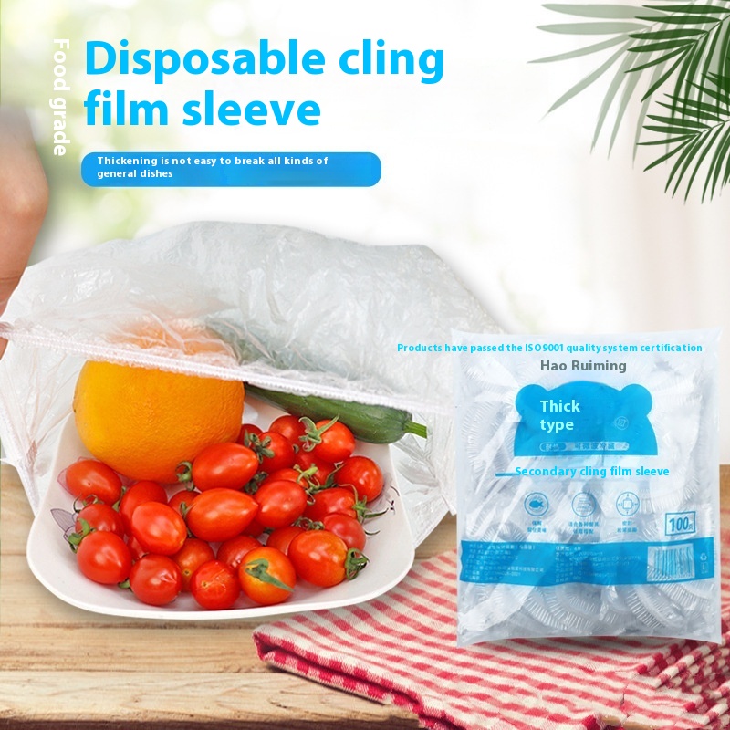 Food Storage Plastic Bag - 100 adet tek kullanımlık gıda şal,