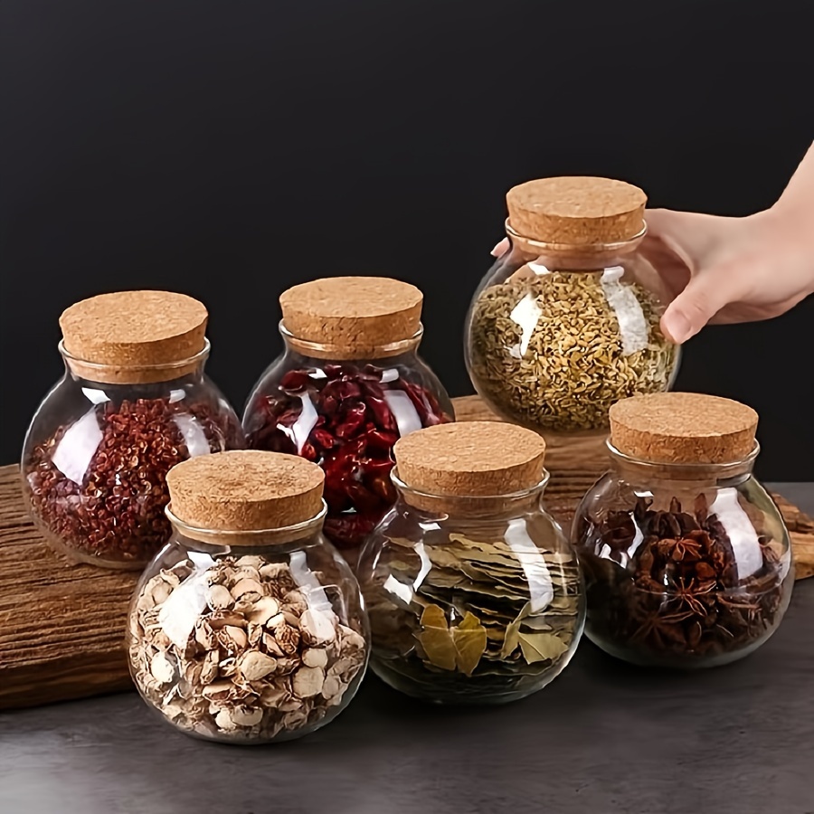 Food Storage Glass Box - 500ML şeffaf cam teneke saklama kutusu,