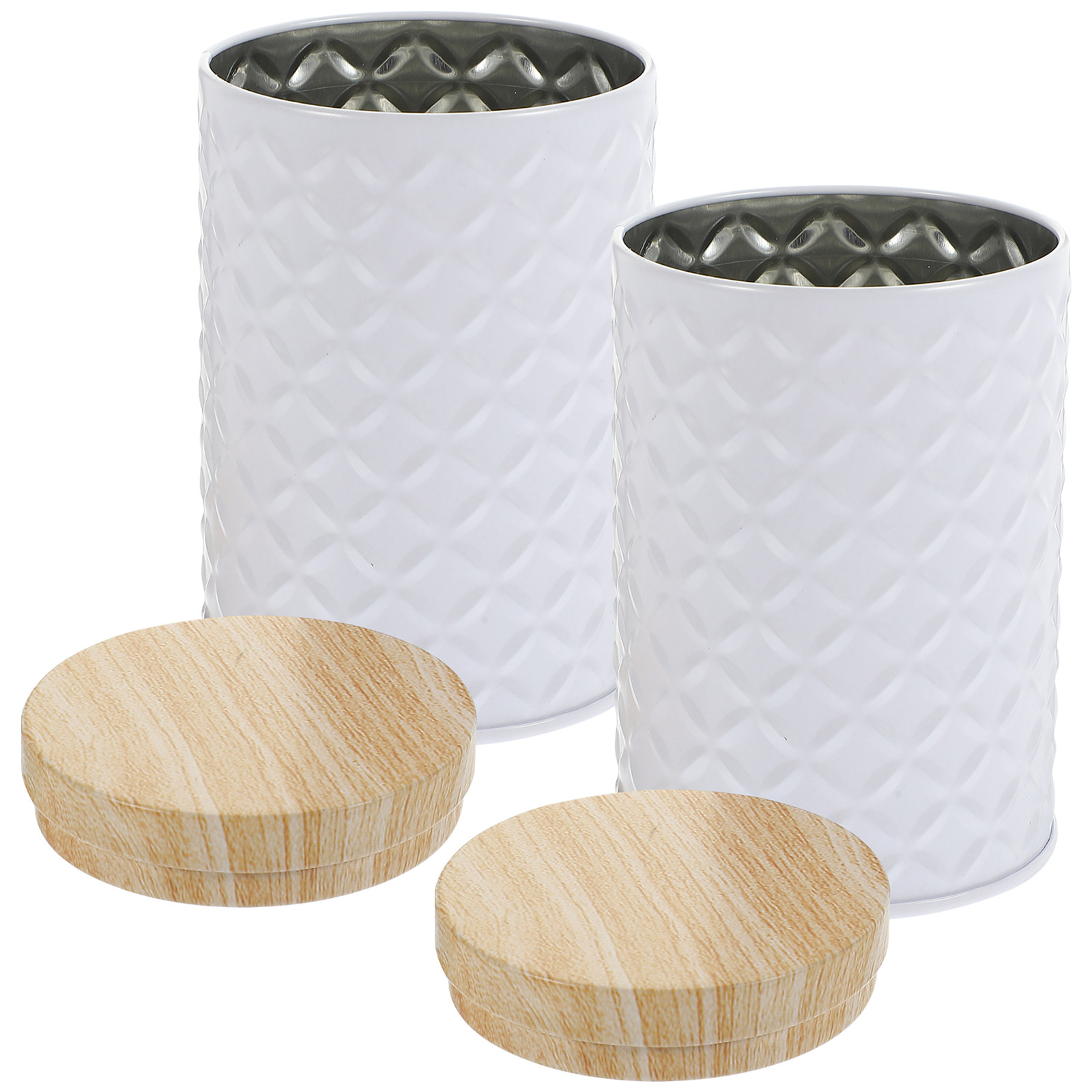 Food Storage Organizer - 2 Adet Gıda Sınıfı Teneke Saklama