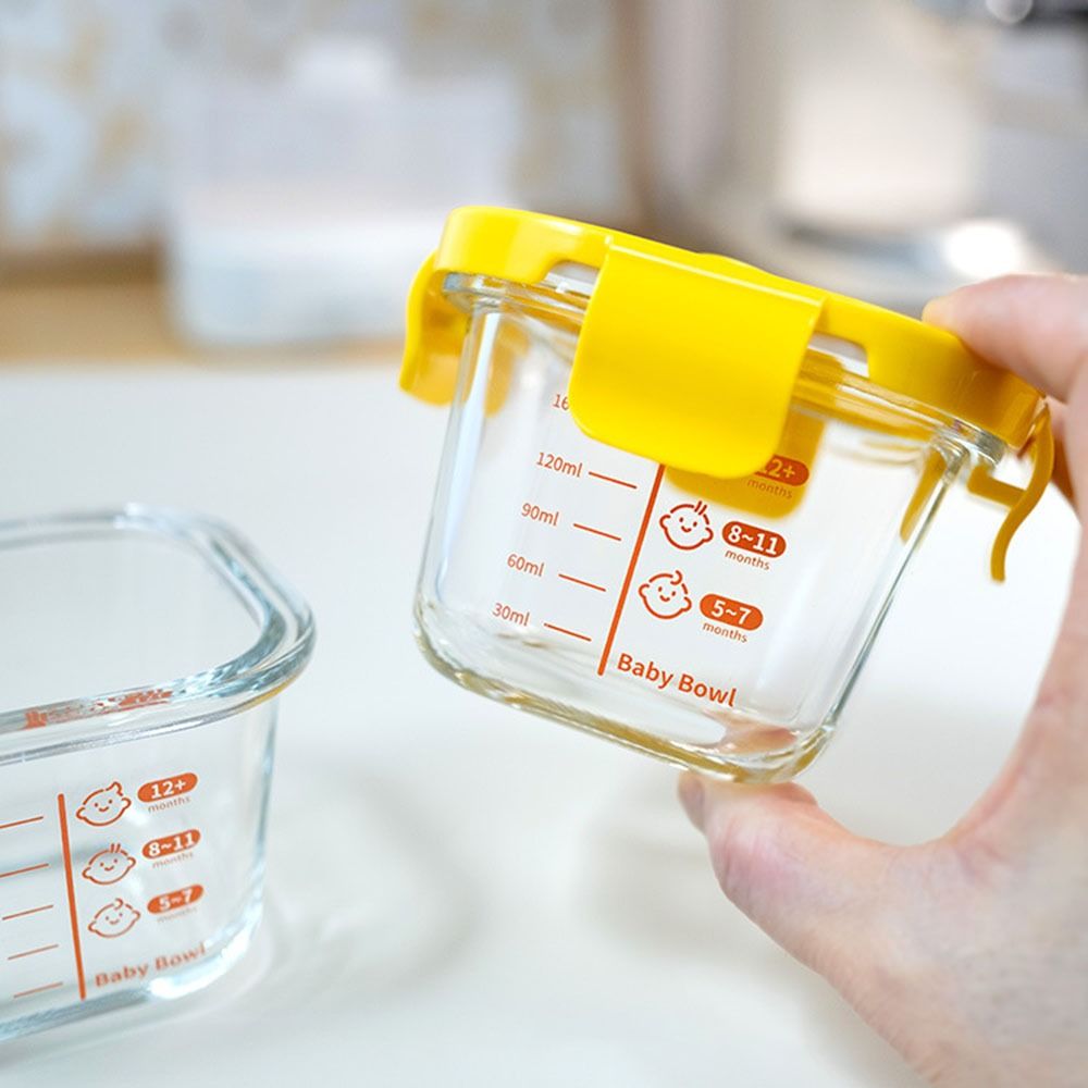 Food Storage Glass Box - 170ml Bebek Maması Saklama Kavanozu Cam