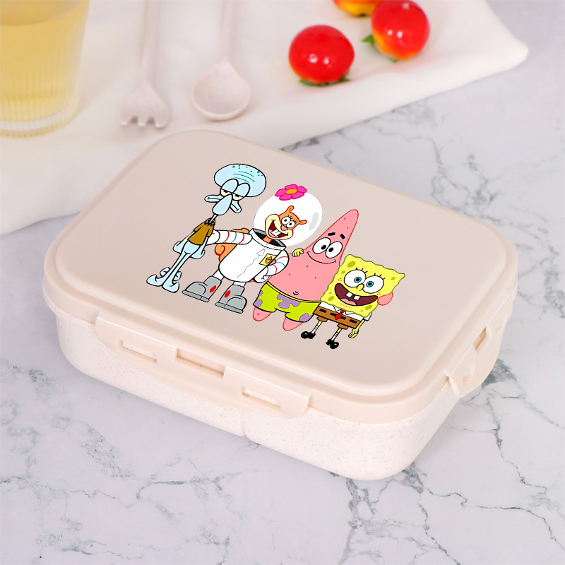 Food Storage System - Yeni SpongeBob Kare Şortlu Öğle Yemeği