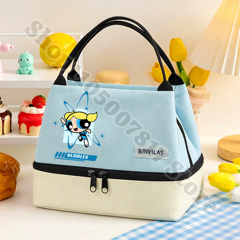 Food Storage Roll Bags - Kawaii Powerpuffs Kızlar Anime Zip yemek