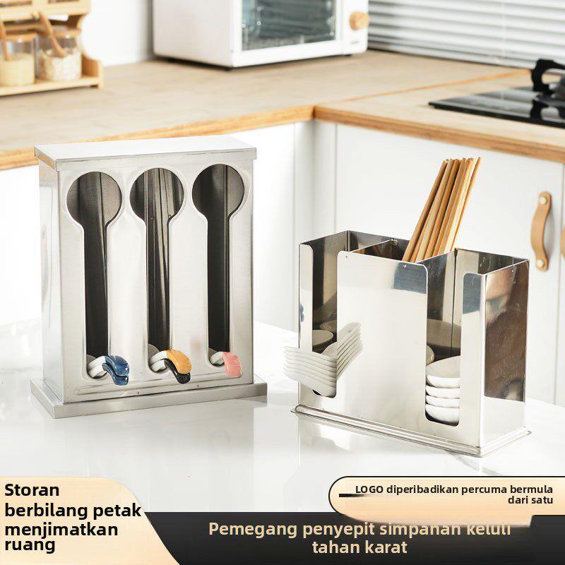 Food Storage Rack - Gıda Sınıfı Paslanmaz Çelik Çubuklar Kaşık
