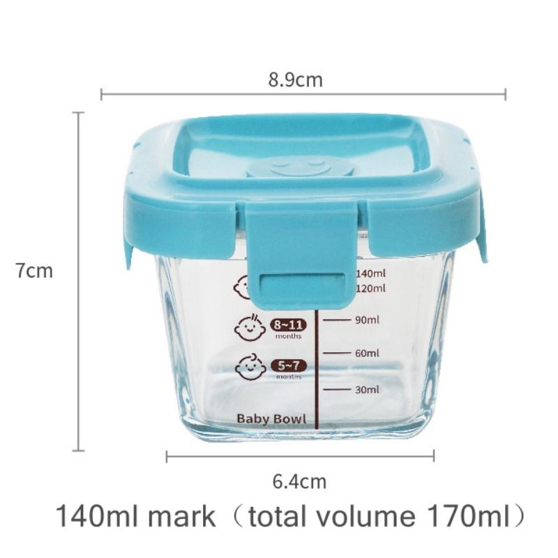 Food Storage Glass Box - Ve Isıya Dayanıklı Saklama Kutusu Spock
