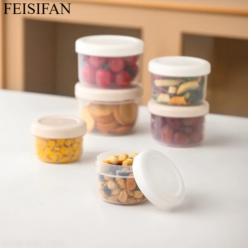 Food Storage Refrigerator - Taşınabilir Yuvarlak Plastik Gıda Saklama Kabı