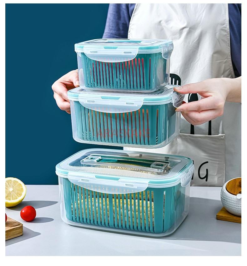 Food Storage Refrigerator - Ev tipi mutfak büyük drenaj sepeti