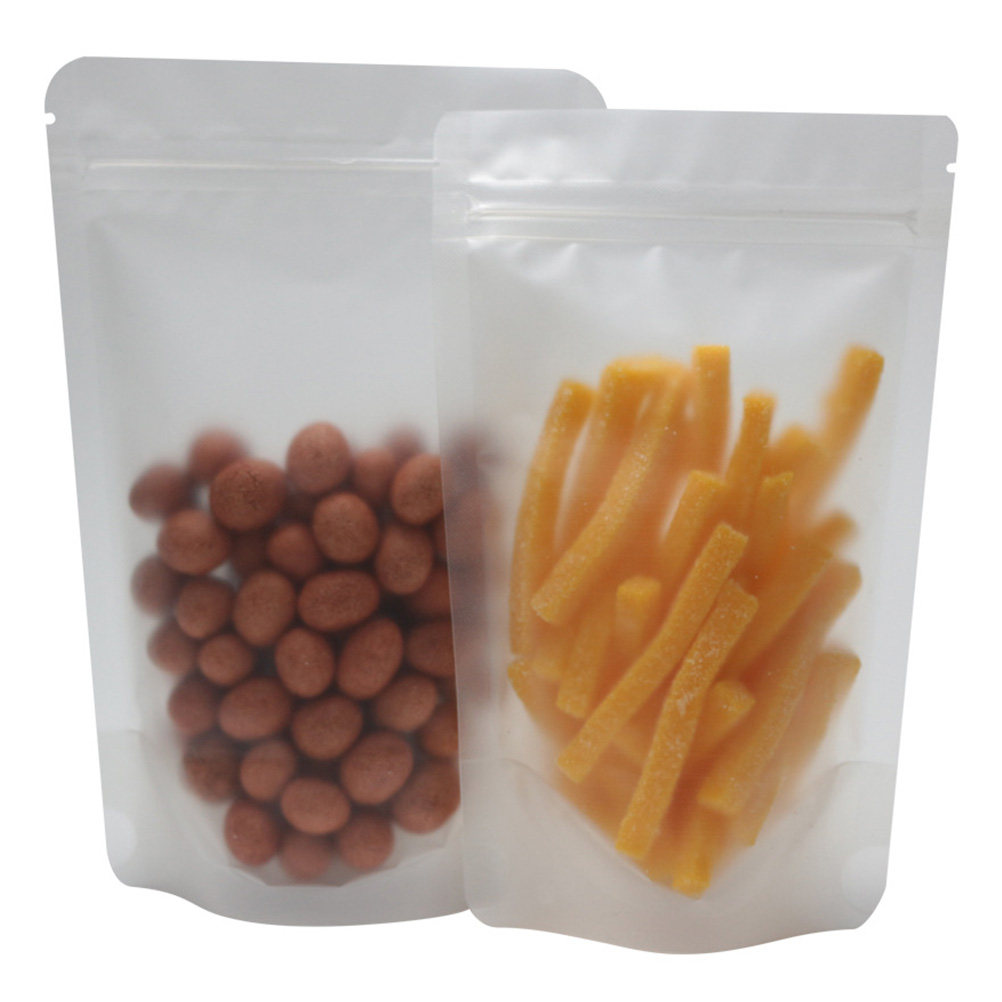 Food Storage Plastic Bag - 100 Adet Kendinden Sızdırmaz Şeffaf Plastik