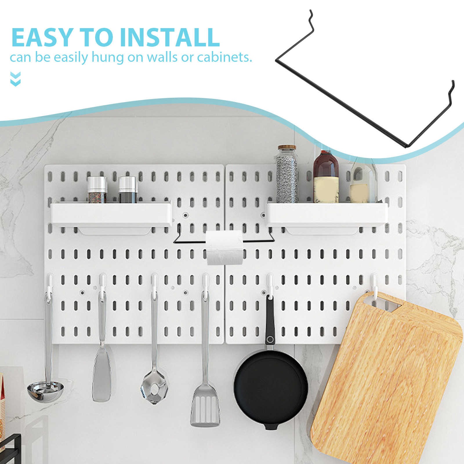 Metal Pegboard Mutfak Havluluk - Food Storage Organizer incelemesi ve fiyatı