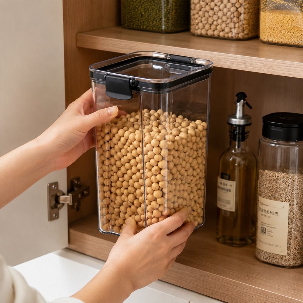 Şeffaf Gıda Saklama Kabı Mühür - Stackable Pantry Bin incelemesi ve fiyatı