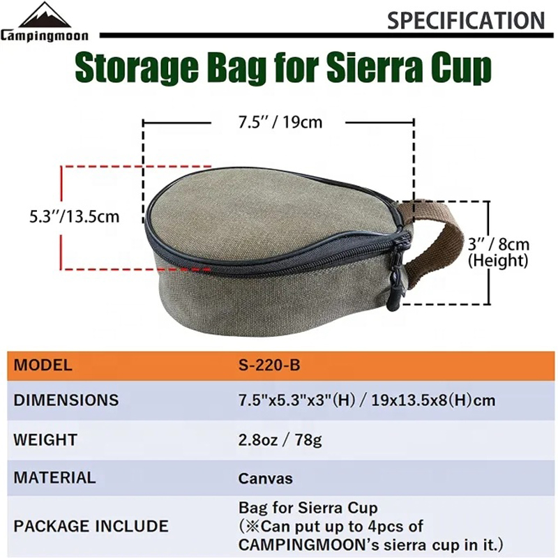 CAMPINGMOON S220-B Kanvas Mini - Food Storage Camping incelemesi ve fiyatı