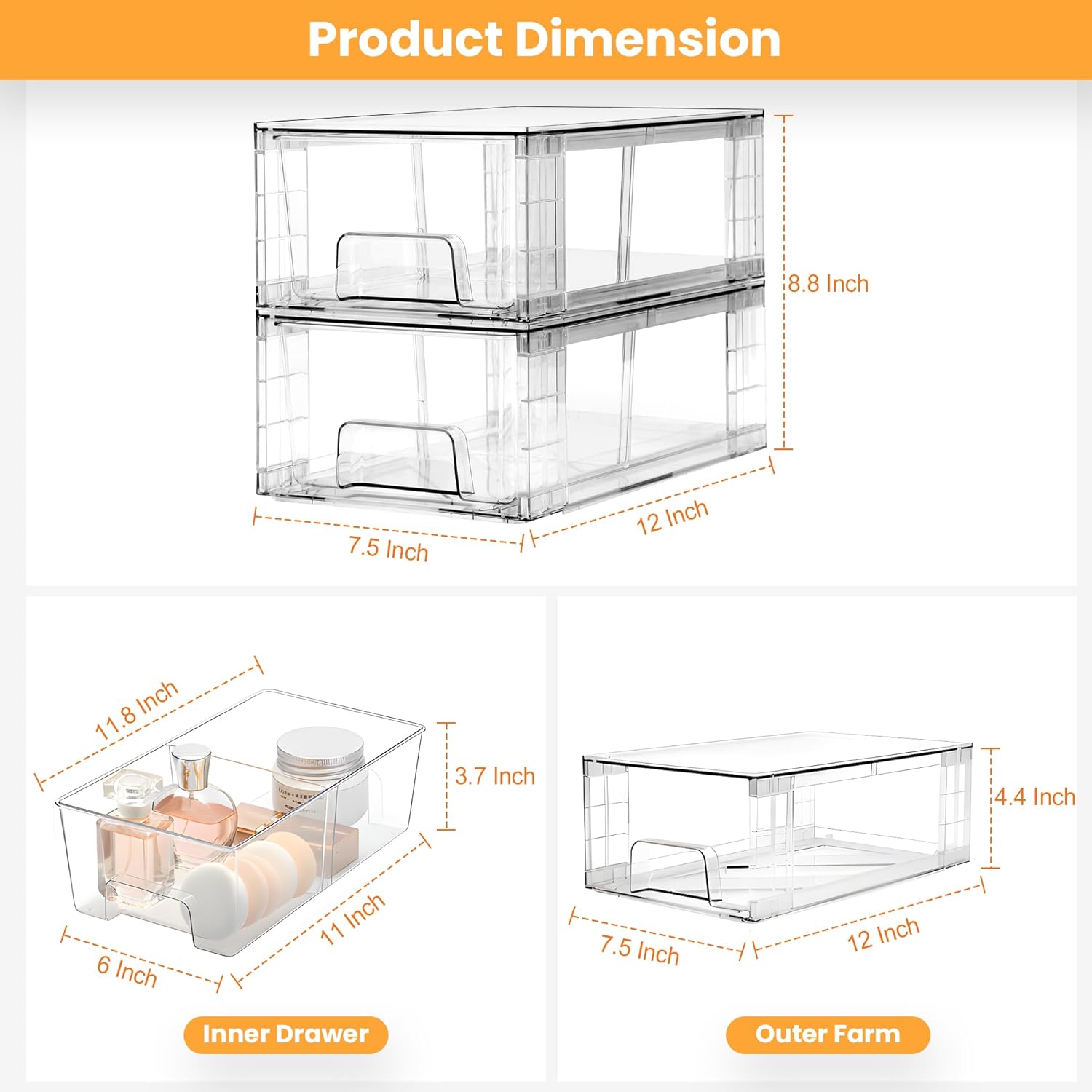 2'li Paket İstiflenebilir Sakl - Stackable Pantry Bin incelemesi ve fiyatı