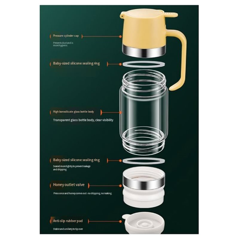 Damlamasız Bal Dağıtıcısı 350M - Food Storage Glass Box incelemesi ve fiyatı