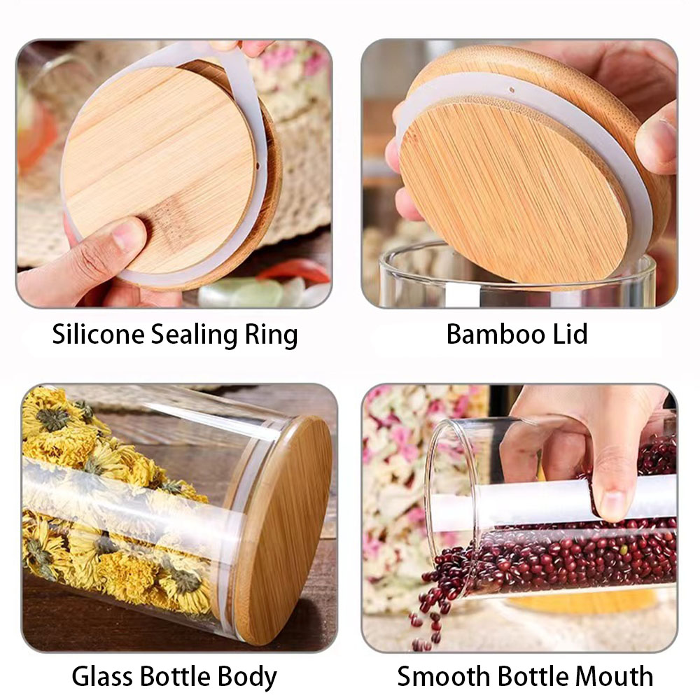 4/8 adet 250ml 500ml 1000ml Ca - Food Storage Glass Box incelemesi ve fiyatı