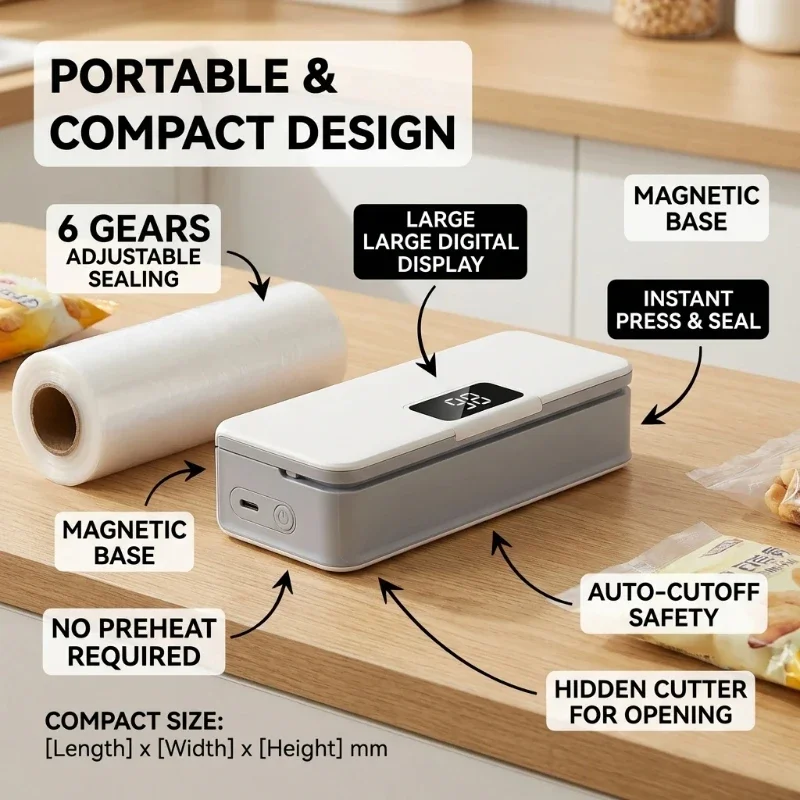 Mini Isı Yalıtım Makinesi Plas - Food Storage Vacuum Sealer Machine incelemesi ve fiyatı