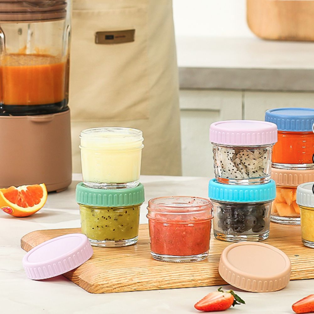 6 adet Mason Kavanoz Cam Bebek - Food Storage Glass Box incelemesi ve fiyatı