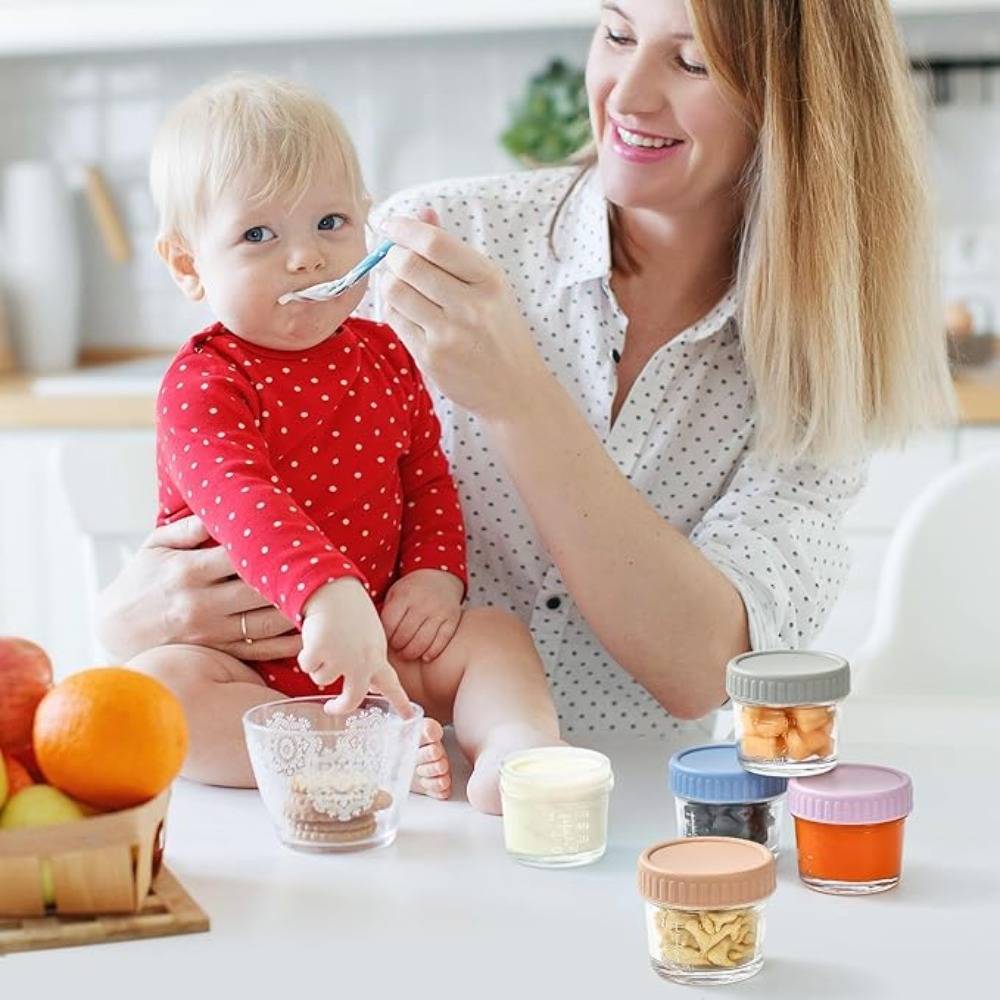 6 adet Mason Kavanoz Cam Bebek - Food Storage Glass Box incelemesi ve fiyatı