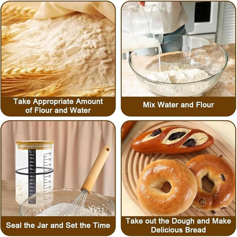 Ekşi Mayalı Ekmek Yapma Seti E - Food Storage Glass Box incelemesi ve fiyatı