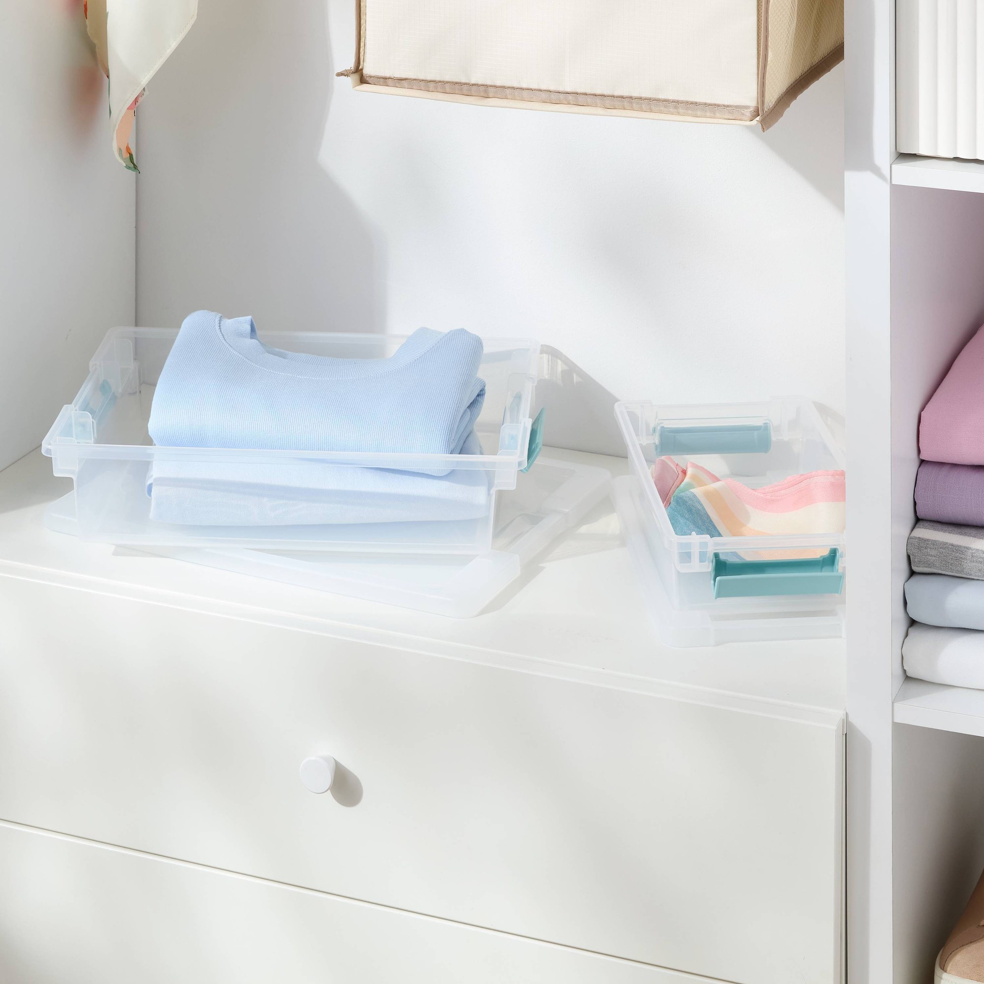 Güvenli Kilitlere Sahip Şeffaf - Stackable Pantry Bin incelemesi ve fiyatı