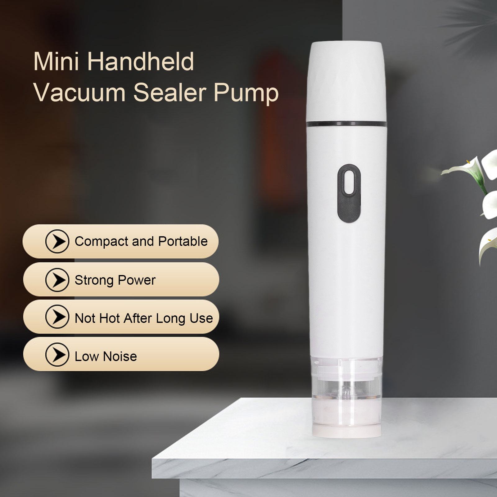 Elektrikli Hava Pompası El Tip - Food Storage Vacuum Sealer Machine incelemesi ve fiyatı