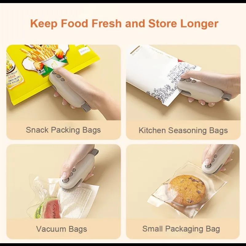 2'si 1 Arada Mini Poşet Kapatı - Food Storage Vacuum Sealer Machine incelemesi ve fiyatı