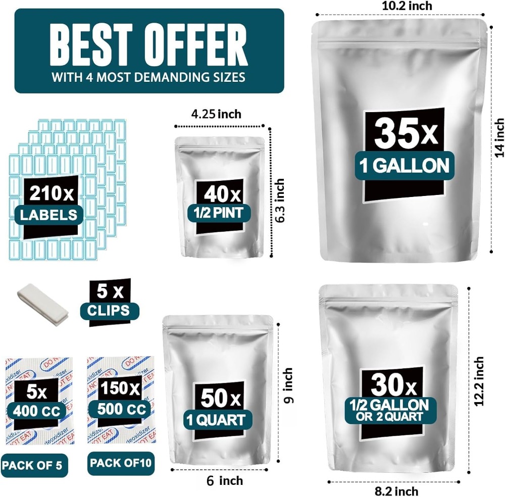 155 Oksijen Emici, 210 Etiket  - Food Storage Label incelemesi ve fiyatı