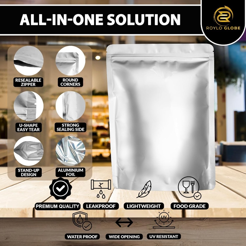 100 adet 2 Quart Mylar Poşet,  - Food Storage Long Term incelemesi ve fiyatı