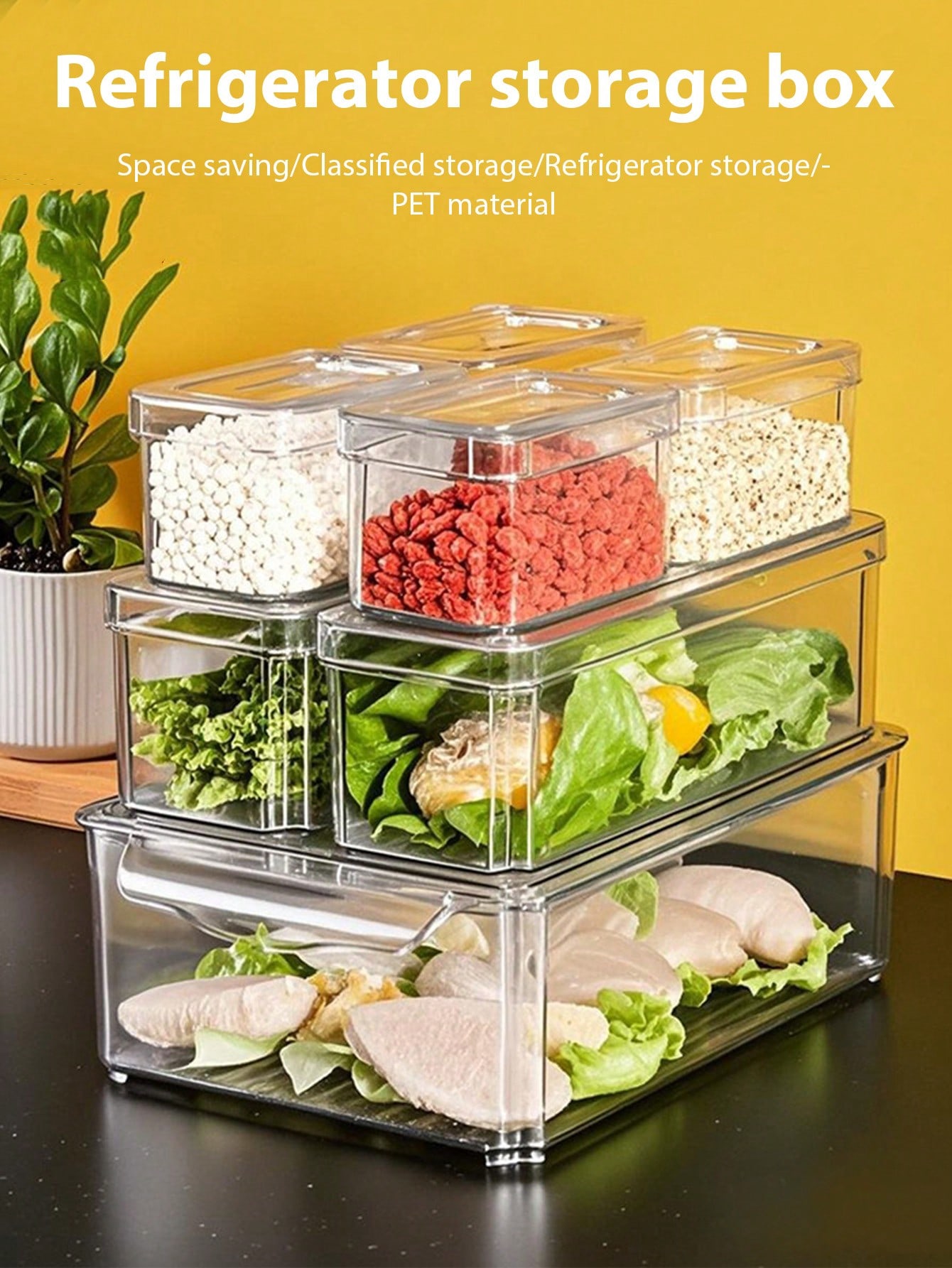 7'li Paket İstiflenebilir Buzd - Stackable Pantry Bin incelemesi ve fiyatı