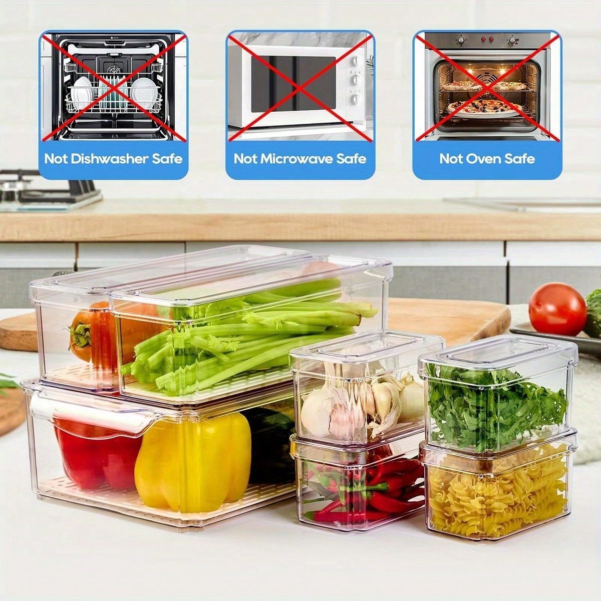 7'li Paket İstiflenebilir Buzd - Stackable Pantry Bin incelemesi ve fiyatı