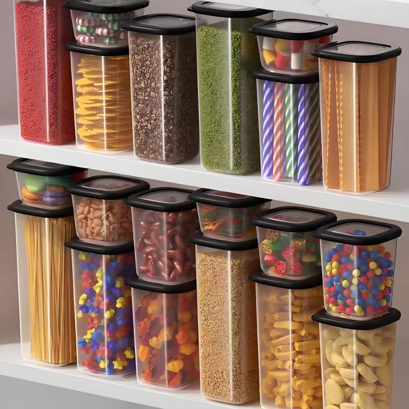 6 Parça Hava Geçirmez Gıda Sak - Stackable Pantry Bin incelemesi ve fiyatı
