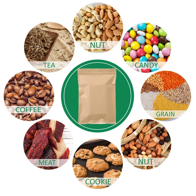 100 adet kahverengi Kraft kağı - Food Storage Is incelemesi ve fiyatı
