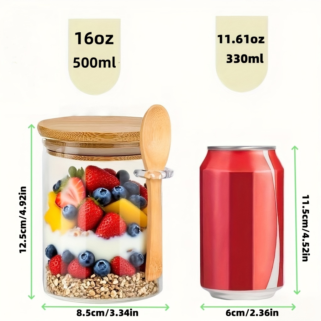 1/2/4/8 Parça Yulaf Ezmesi Cam - Food Storage Glass Box incelemesi ve fiyatı