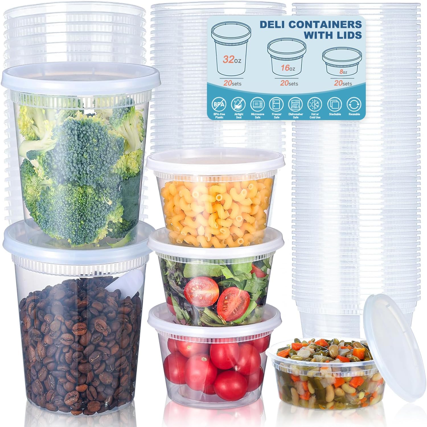 24 adet Şarküteri Gıda Saklama - Food Storage Freezer incelemesi ve fiyatı
