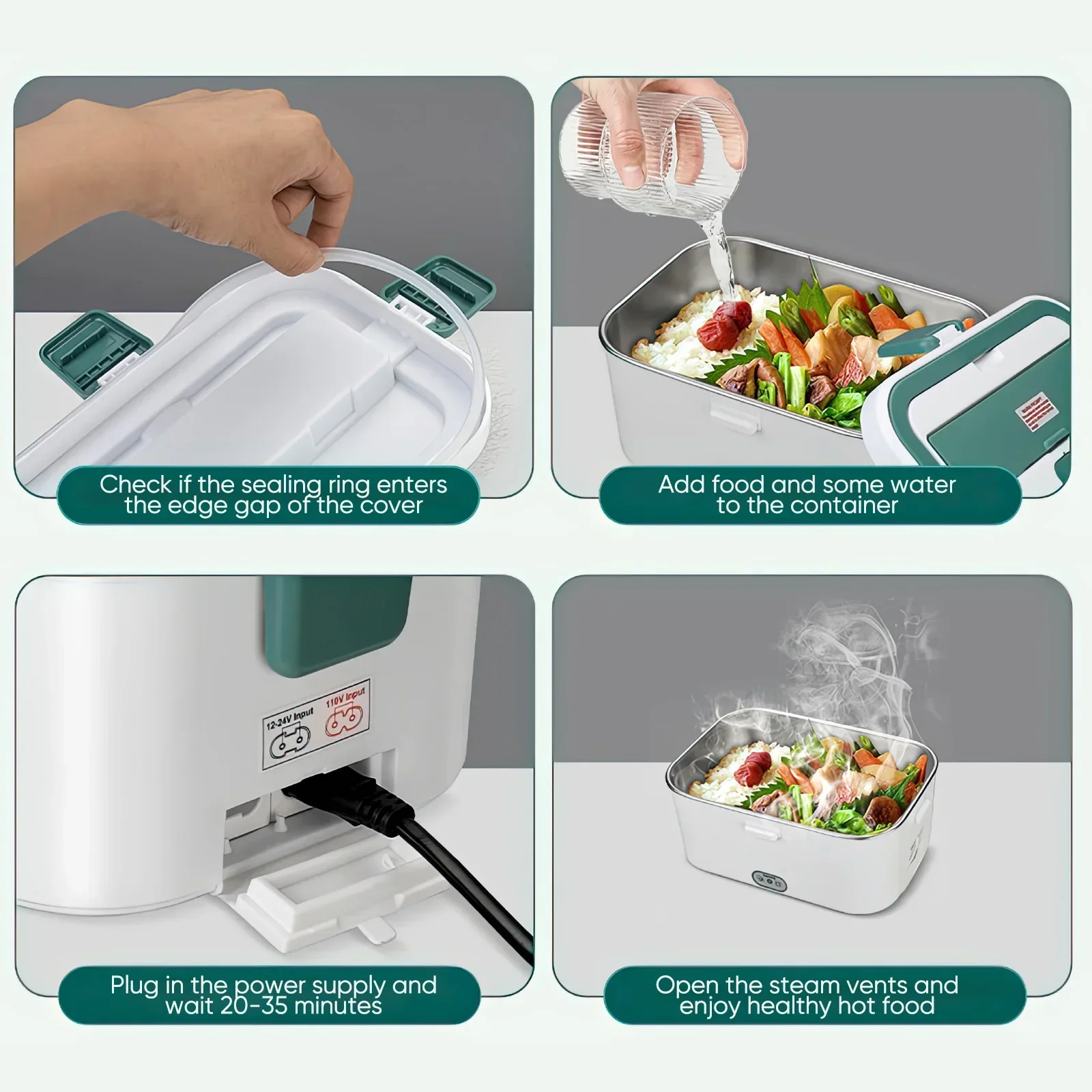 Elektrikli Öğle Yemeği Kutusu  - Food Storage Camping incelemesi ve fiyatı