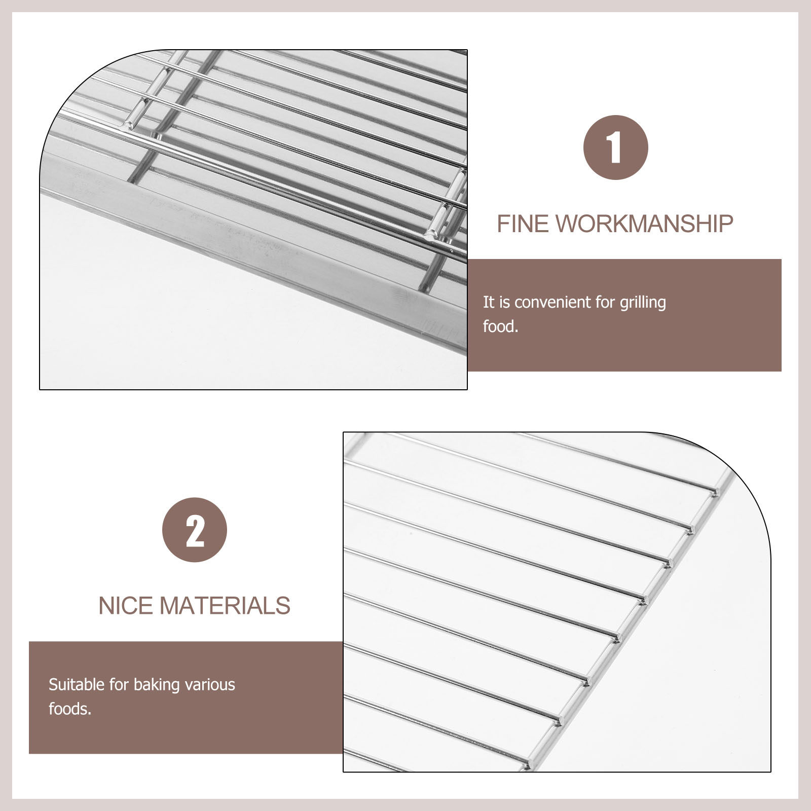 1 Set Paslanmaz Çelik Tel Pişi - Food Storage Rack incelemesi ve fiyatı