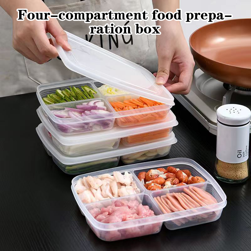 Yeni 【4 Bölmeli Plastik Saklam - Food Storage Warehouse incelemesi ve fiyatı