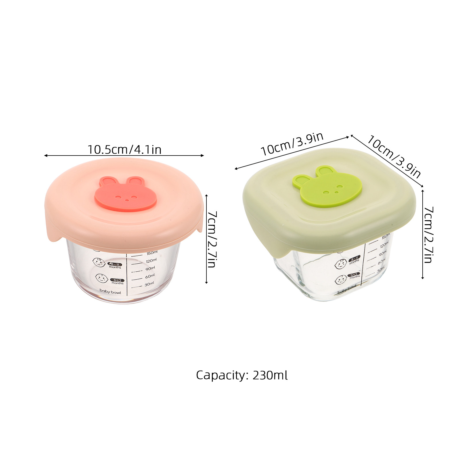 2 Adet Bebek Maması Saklama Ka - Food Storage Glass Box incelemesi ve fiyatı
