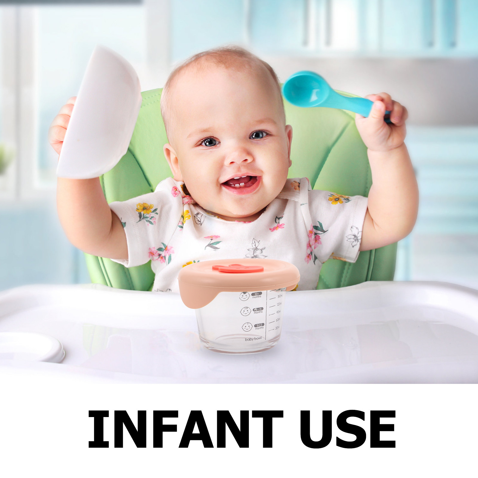 2 Adet Bebek Maması Saklama Ka - Food Storage Glass Box incelemesi ve fiyatı