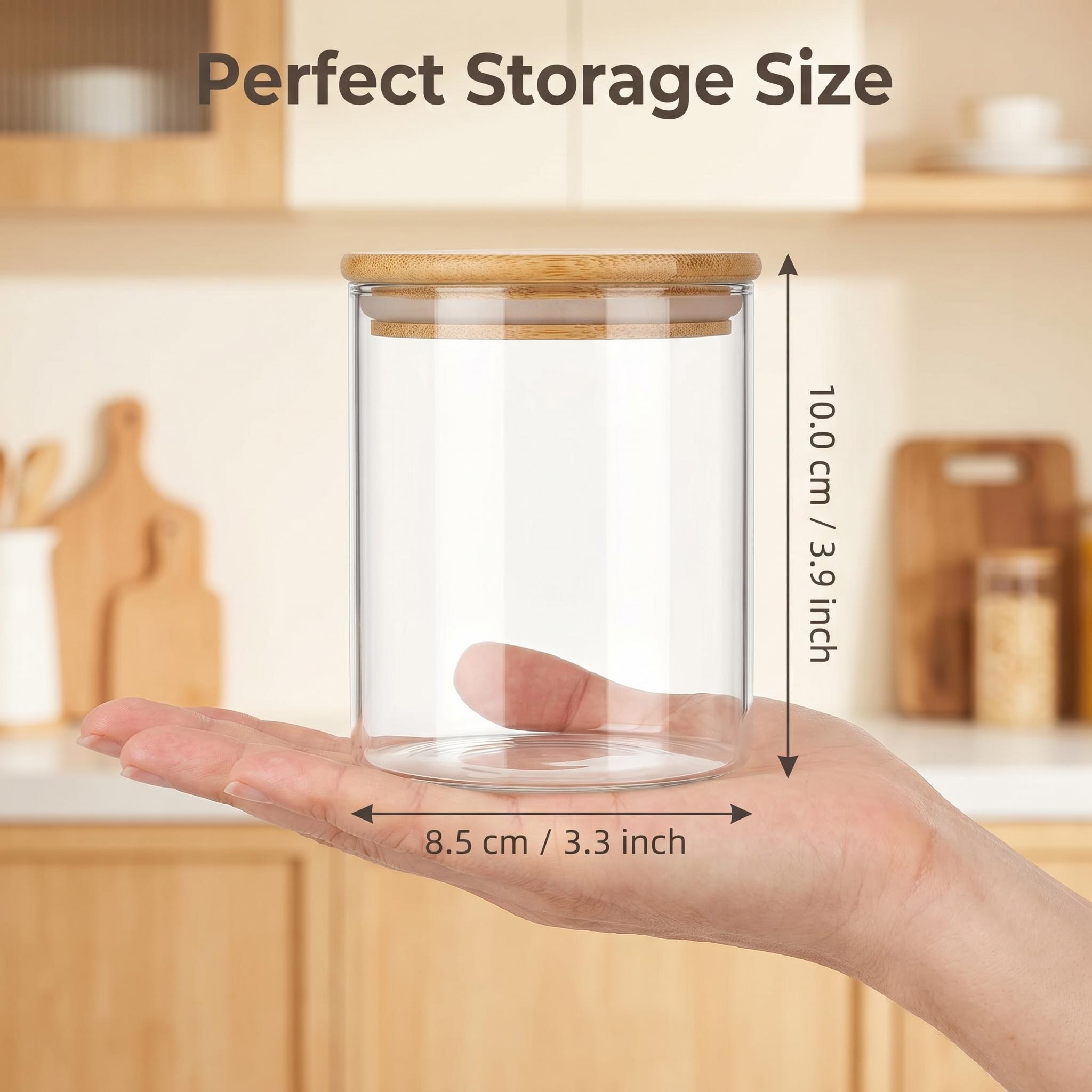 9 Parça Şeffaf Cam Saklama Kab - Food Storage Label incelemesi ve fiyatı