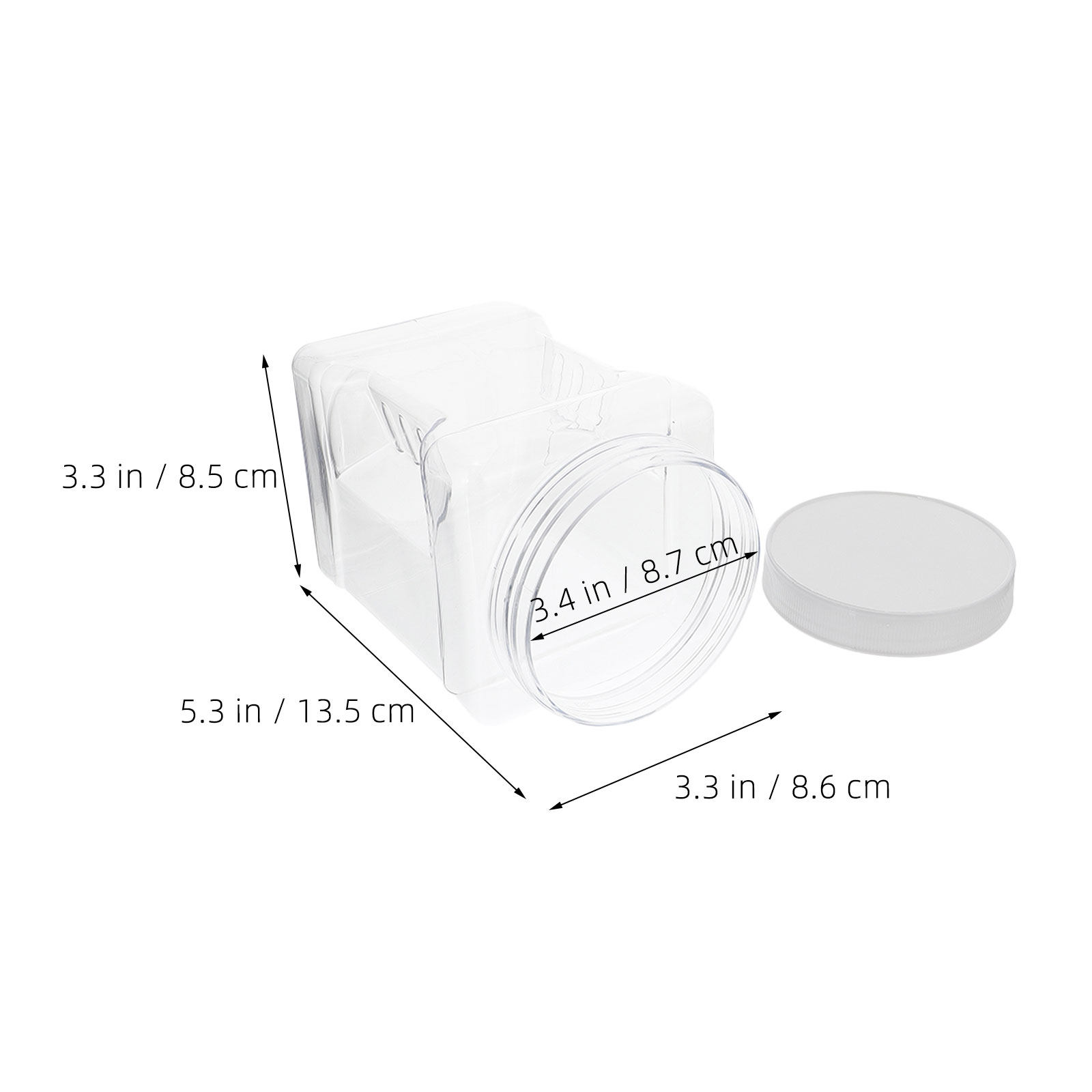 6 Adet Şeffaf Kare Hava Geçirm - Food Storage Organizer incelemesi ve fiyatı