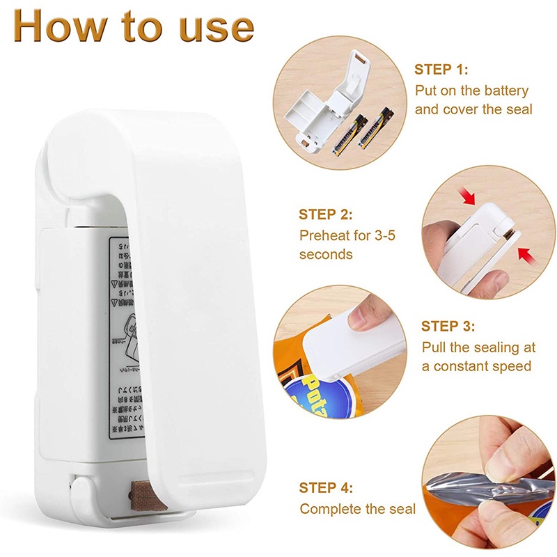 Mini El Tipi Isı Yalıtımlı Poş - Food Storage Vacuum Sealer Machine incelemesi ve fiyatı