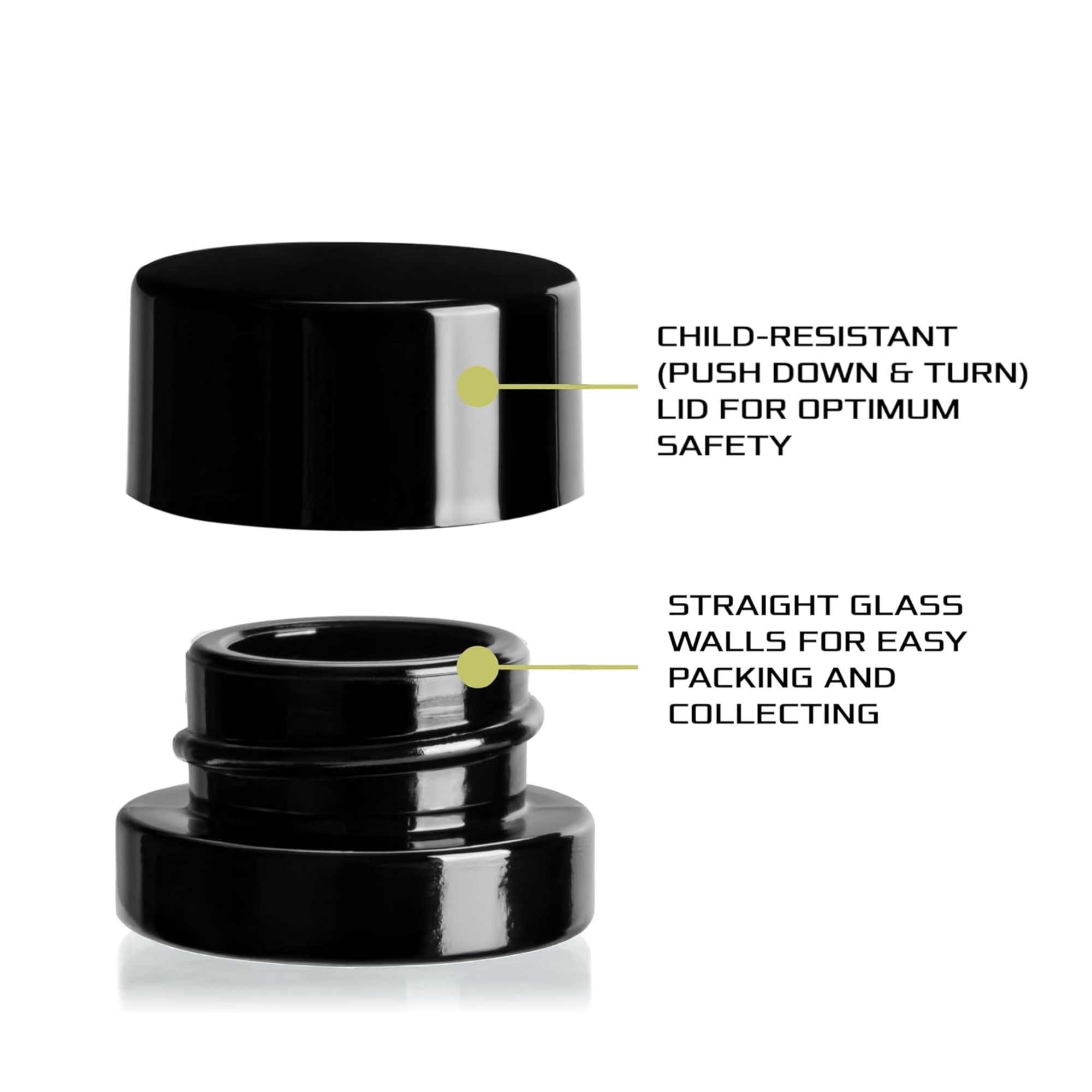 5 ml Kalın Siyah Cam Kavanozla - Food Storage Glass Box incelemesi ve fiyatı