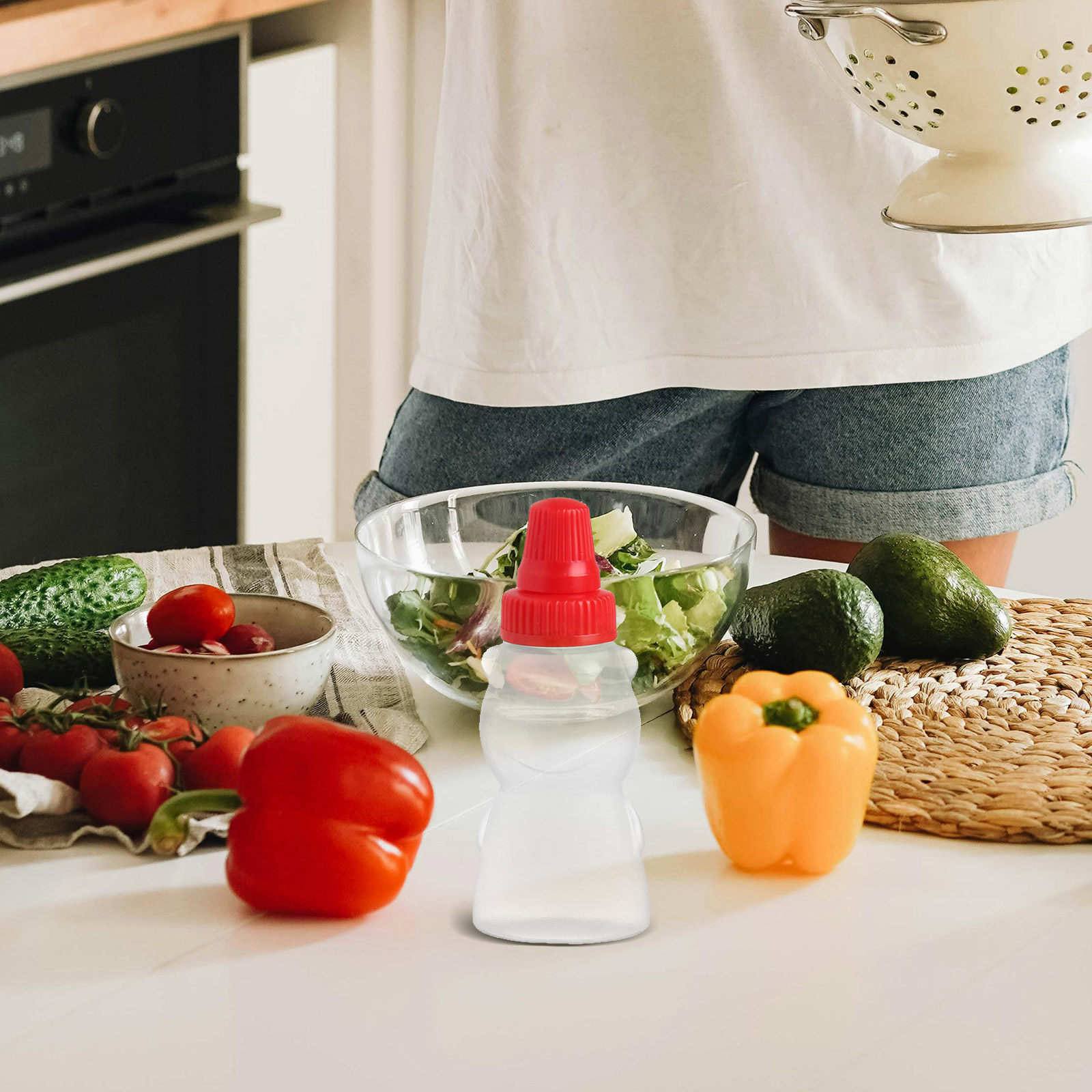 8 adet Mini Ayı Çeşni Şişeleri - Salad Dressing Bottle incelemesi ve fiyatı